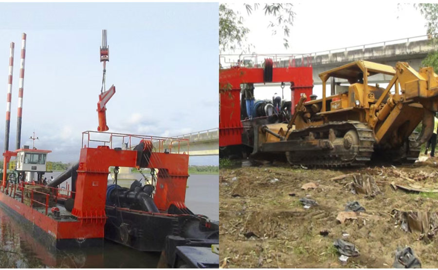 Submersible Dredging Pump for 25m Depth Cutter Suction Dredger Machine