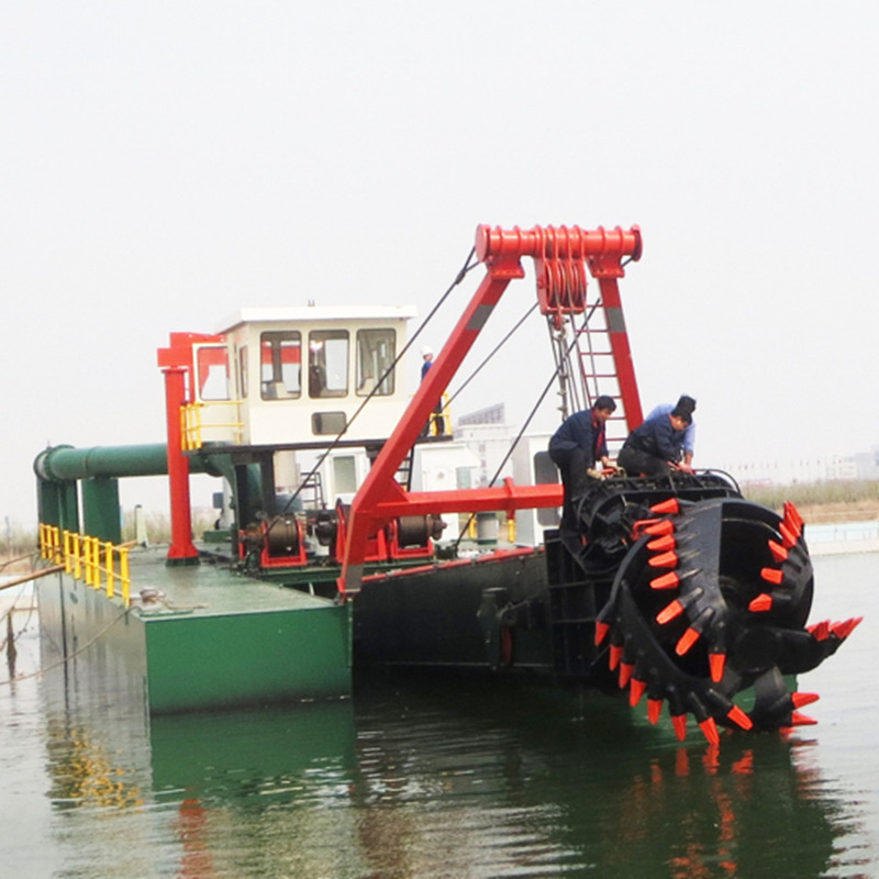 نهر Desilting قطع الرمال الرمال الشفط